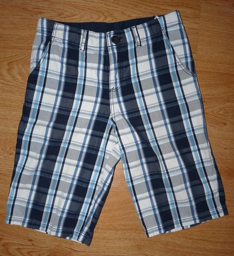 Bavlnené kockované, h&m,152