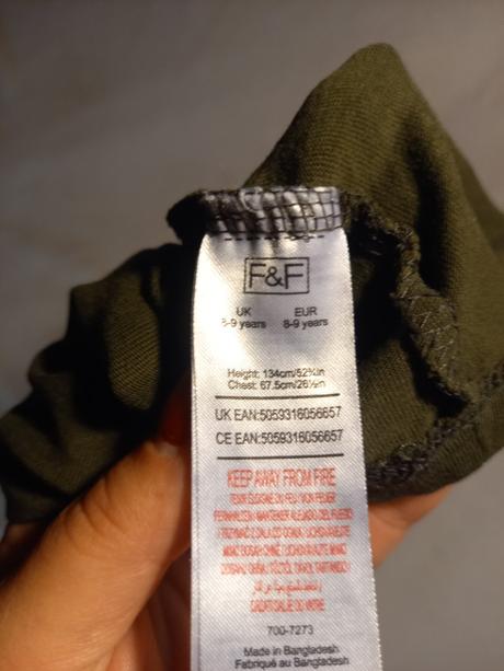 Veľmi pekné tričko, f&f,134