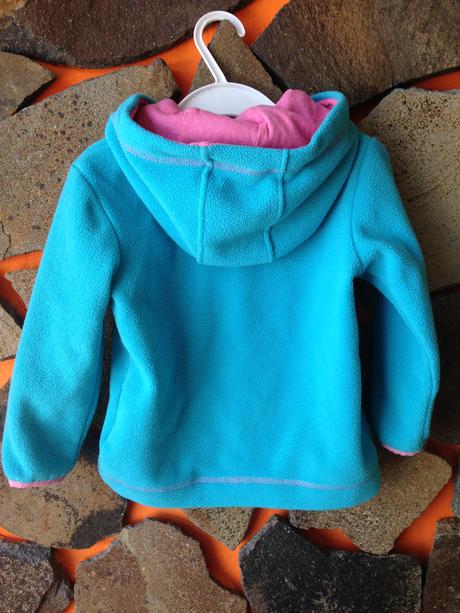 Flisová tyrkysová mikina, lupilu,86