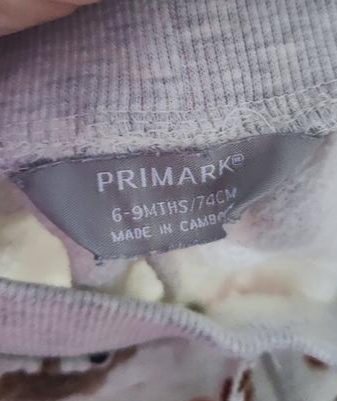 Tepláky, primark,74