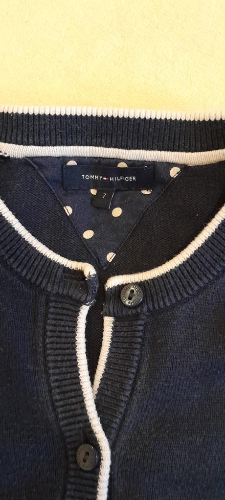 Svetrík 7-8 r elegantný, tommy hilfiger,128
