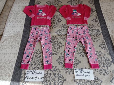 Dievčenské pyžamka zn.hatley veľ.98, 98