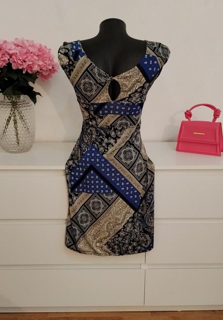Boho šaty s paisley vzorom, s