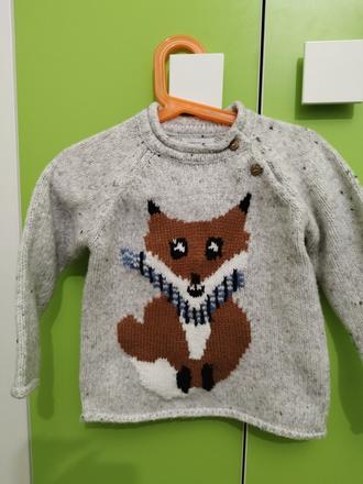 Pulóver s líštičkou, reserved,98