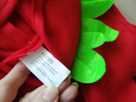 Kostým jahoda ovocie,