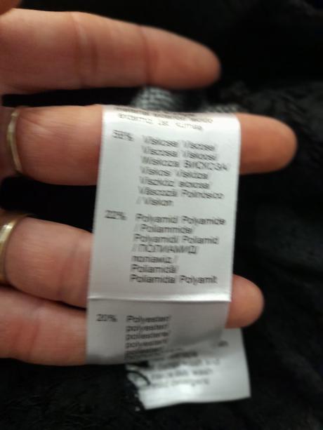 Bodkované teplé šaty, s