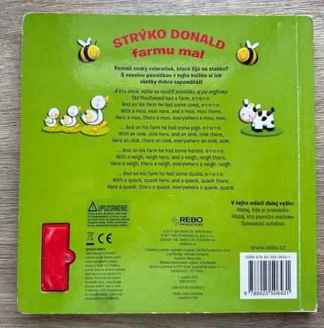Zvuková kniha strýko donald farmu mal, 