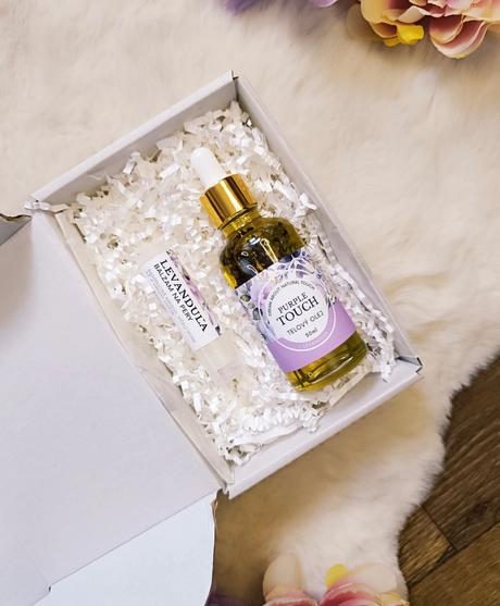 Handmade set - telový olej,balzam na perylevanduľa, 