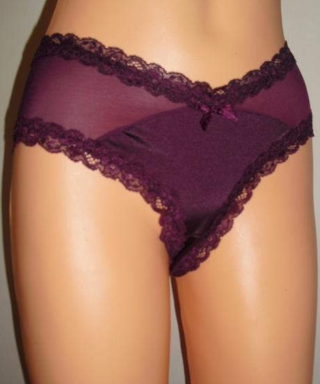 Hunkemoller fialkove sexi tangaciky, l