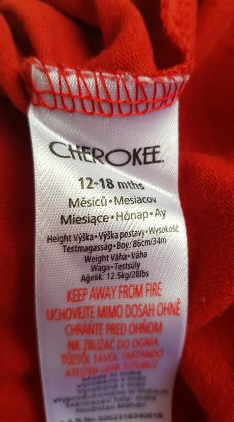 Tričko s dlhým rukávom, cherokee,86