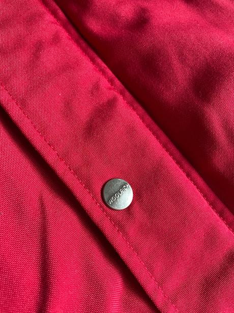 Krasna cervena bunda woolrich v.s, s
