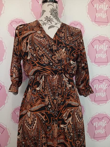 Vzorované šaty, s