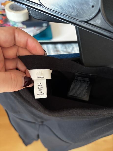 Tehotenské nohavice, h&m,l