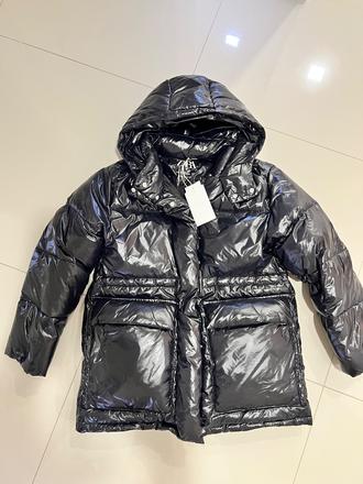 Zara detská zimná perím plnená bunda, zara,152 / 158
