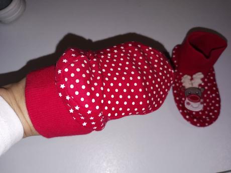 Chutné vianočné papučky sobík 12-18 m., 