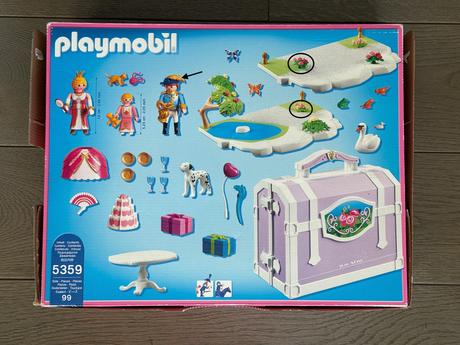Playmobil 5359 princeznine narodeniny/kufrík,