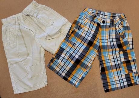 2ks krátke nohavice velk. 122, kiki&koko,122