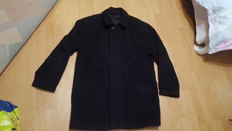 Pánsky čierny kabát, xl