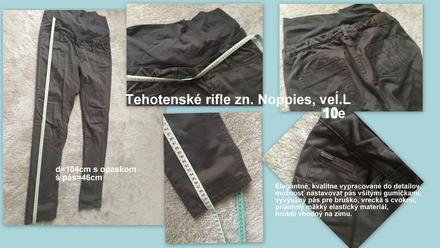 Tehotenské rifle zn. noppies, veĺ.l, l