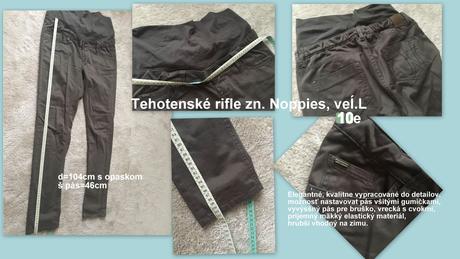 Tehotenské rifle zn. noppies, veĺ.l, l