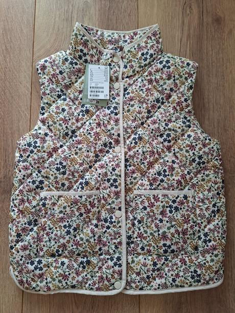 Vesta s kvetinkami, h&m,134 / 140