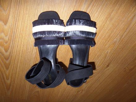 Kožené sandále so strapcami, next,40 / 41