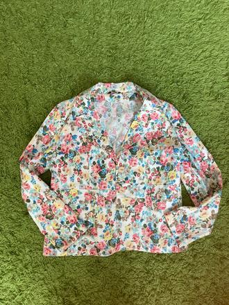 Dámske kvetinové sako, 42, 42