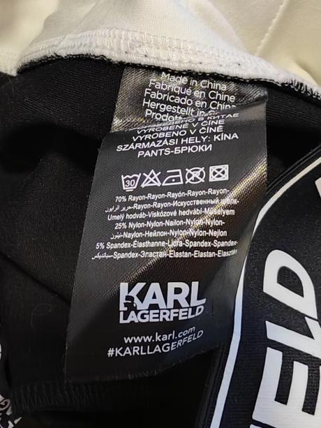 Karl lagerfeld originál luxusné leginy, s