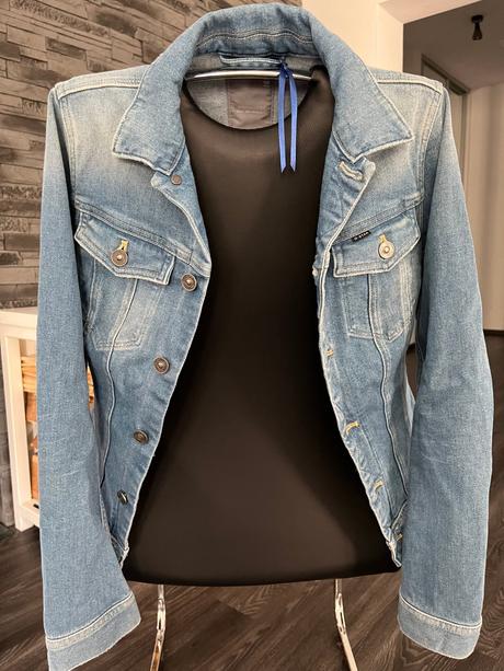 Dámska bunda g-star bledomodrá, g-star raw,s