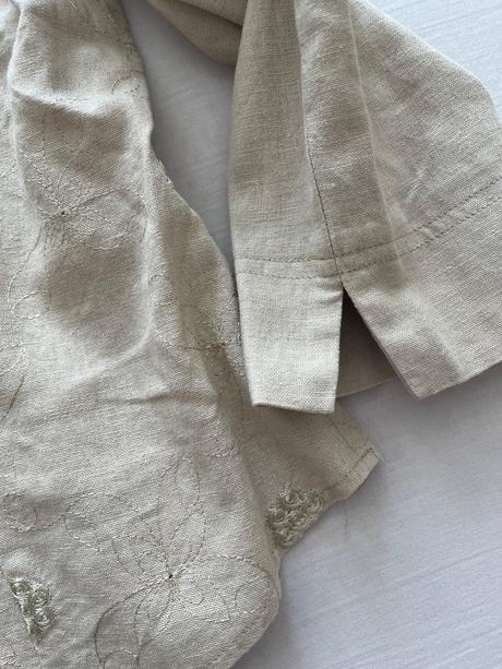 Ľanová vyšívaná košeľa vel.46/l-xl, xl