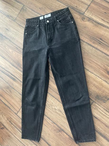 Mom fit rifle džínsy, bershka,38
