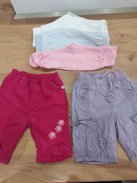 Zateplené h&m nohavice + 4 ks grátis, h&m,50