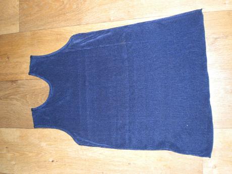 Tmavomodré tričko bez rukávov xl nenosene, xl