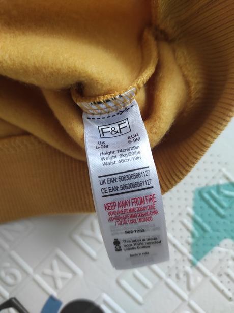 Zateplená mikina, f&f,74