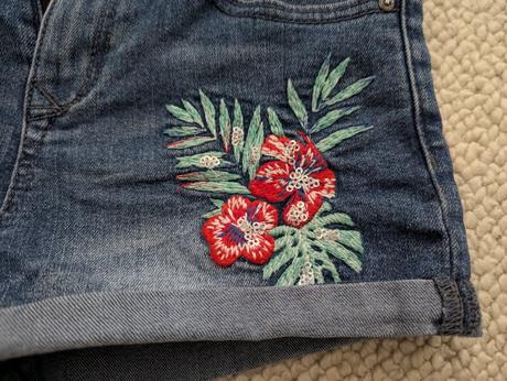 Riflové šortky, c&a,134