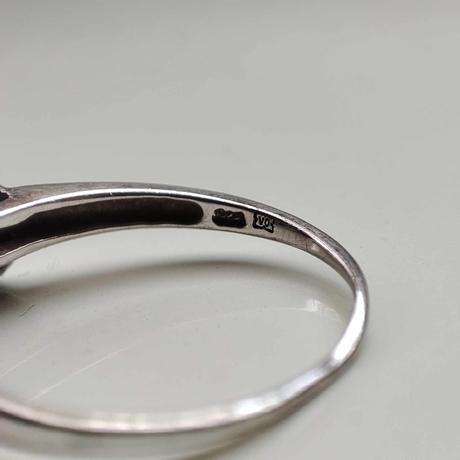 Strieborný prsteň - srdiečko,