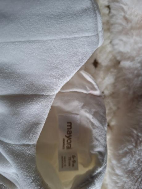 Mayoral šaty biele a kabátik, krst, mayoral,68