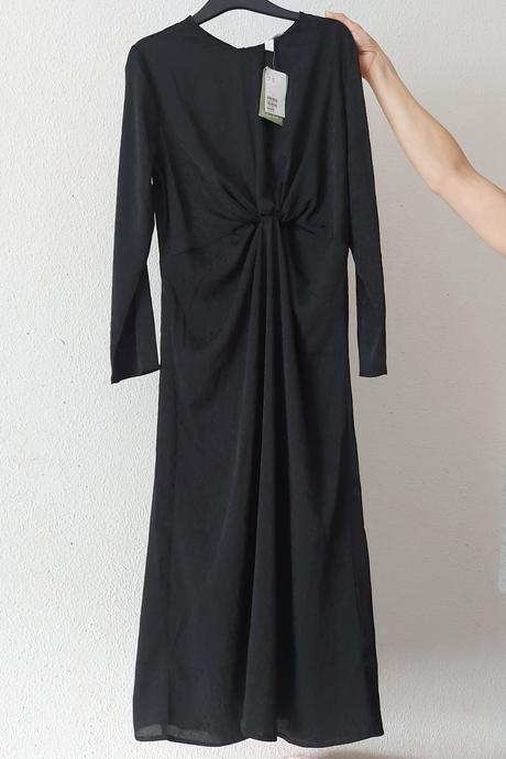 Šaty s ozdobným uzlom, h&m,xl