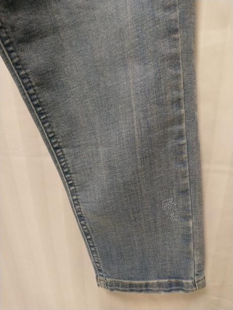 Dámske elastické rifle, couture, s