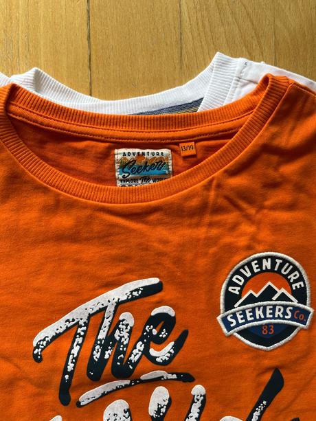 10 ks bavlnene znackove tricka s dlhym rukavom, original marines,158