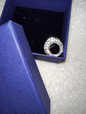 Swarovski koktejlový veľký prsteň, swarovski