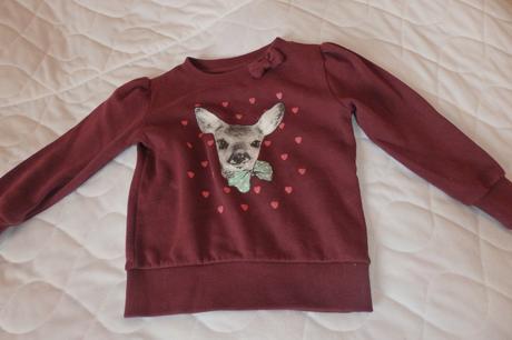 Mikinové tričko so srnkou 3-4 oky, dopodopo,98