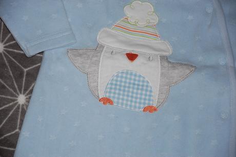 Flísovaný overal s tučniačkom, f&f,74