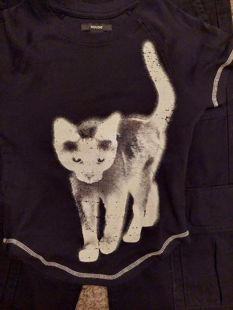 Nohavice +tricko house s postou, house,32