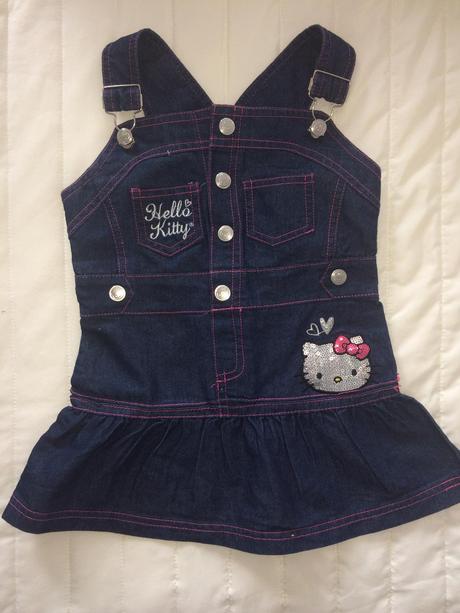 Rifľový saty hello kitty, disney,92