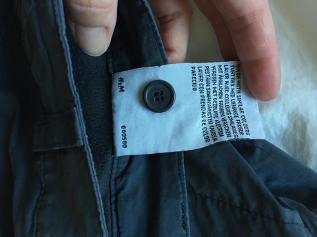 Zateplené nohavice, h&m,l