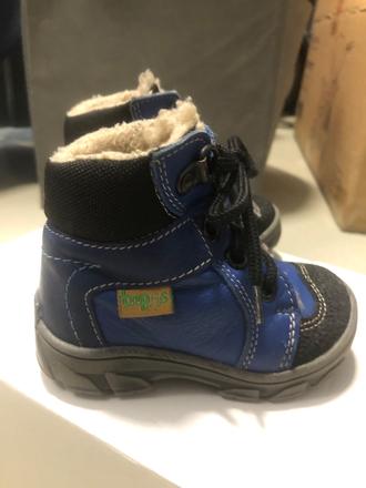 Kožené zimné kožušinkové čižmičky, 20