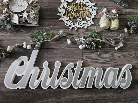 Vianočné zimné dekorácie biele vianoce, 