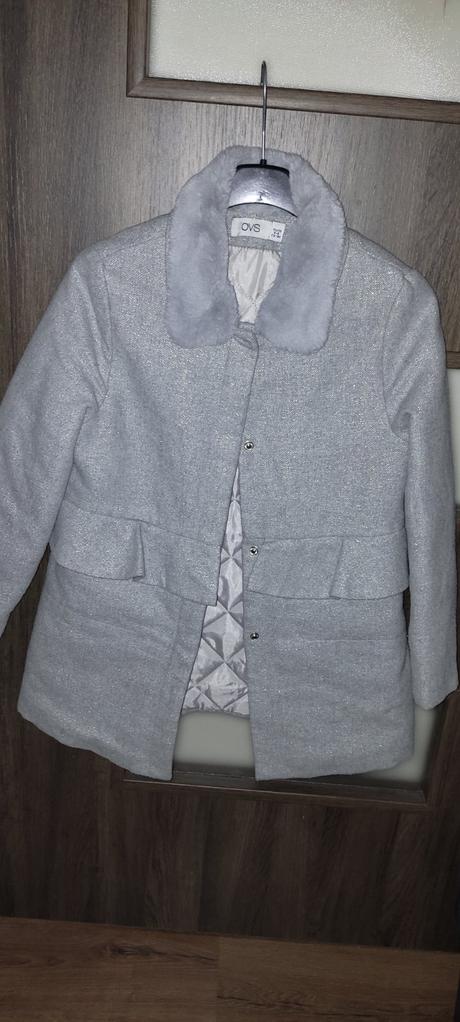 Kabát elegantný s volánom, ovs,134