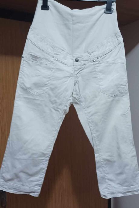 Tehotenské plátené nohavice, h&m,42